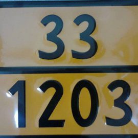 Знак бензовоза 1203 (НОВОГО ОБРАЗЦА) Знаки полосы 