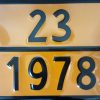 Знак газовоза 1978 (НОВОГО ОБРАЗЦА) Знаки полосы 